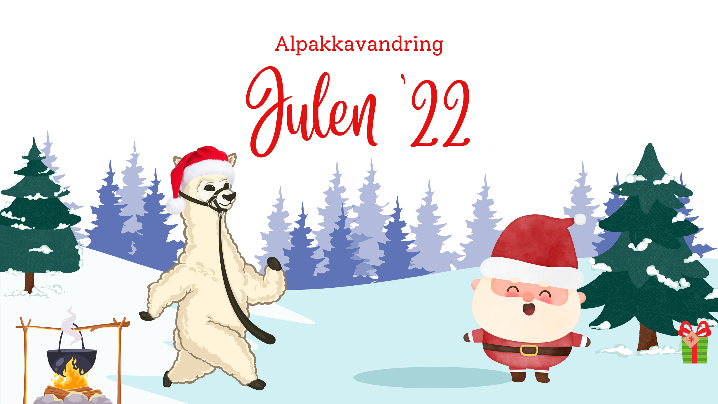 Alpakkavandring - Julen 2022