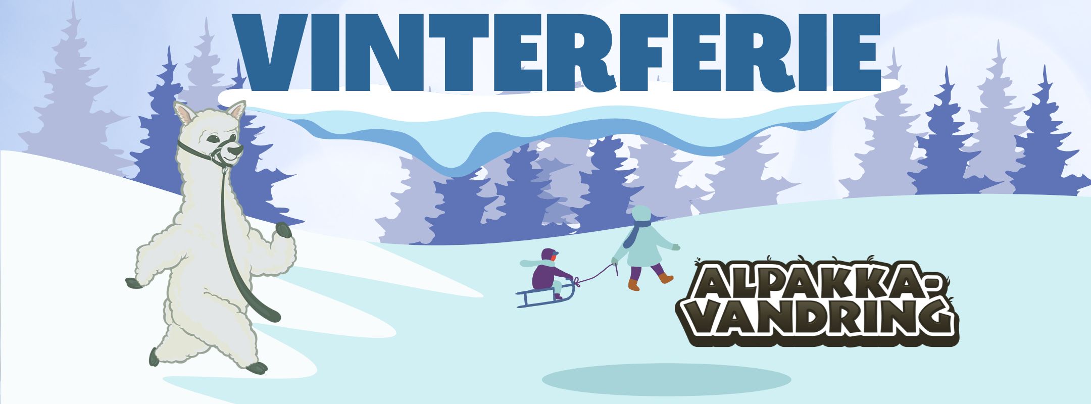 Alpakkavandring - Vinterferie